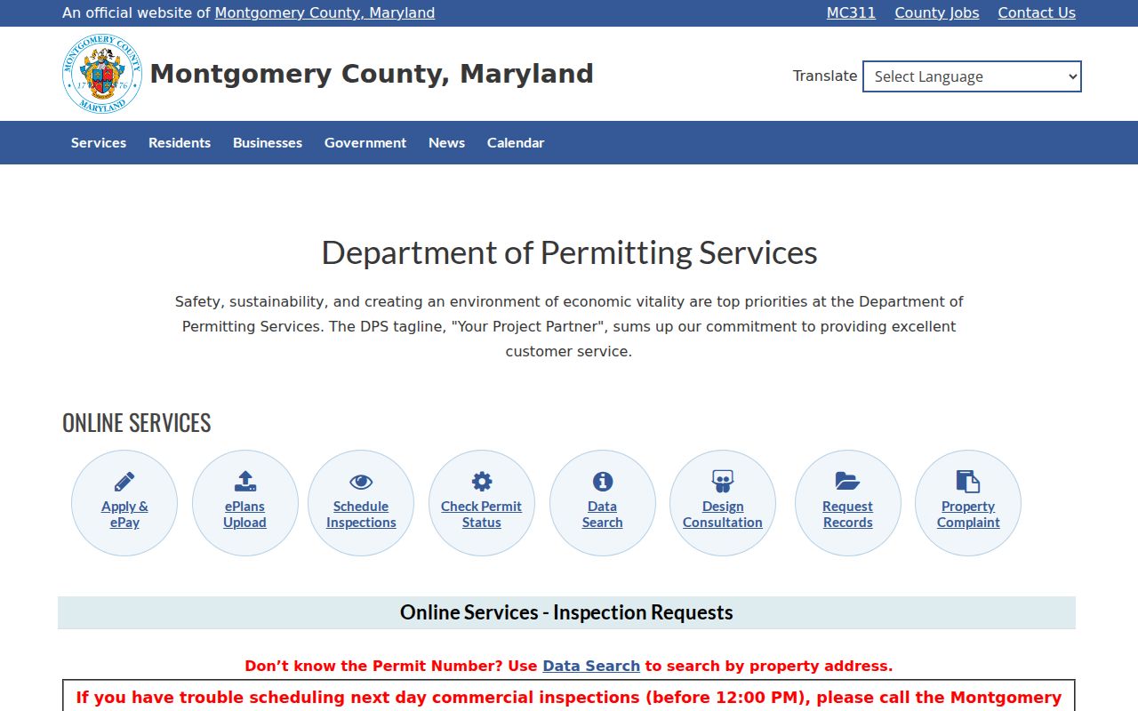 Montgomery Village people search using permit records